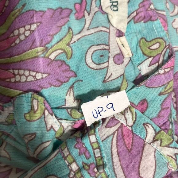 TARa C TARa Turquoise Pink Floral Co-ord Set Size S - Picture 14 of 14